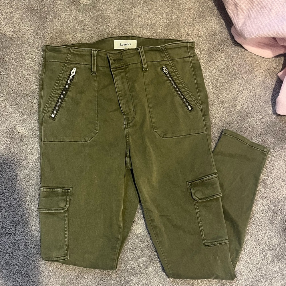 Level 99 Olive Green Pants